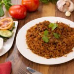 Rich and aromatic lamb biryani with tender meat and rice. A favourite afghan cuisine.